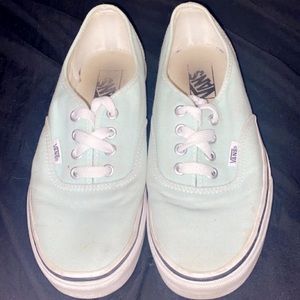 Teal Vans. Women’s size 7.5.
